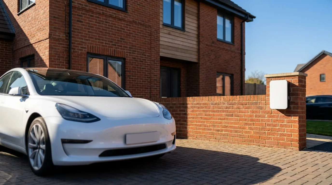 EV charger installed on a Bristol home by Precise Electrical